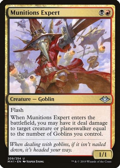 Munitions Expert Modern Horizons Magic card
