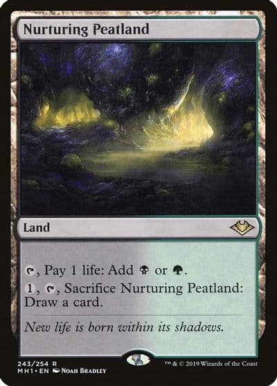 Nurturing Peatland Modern Horizons Magic card