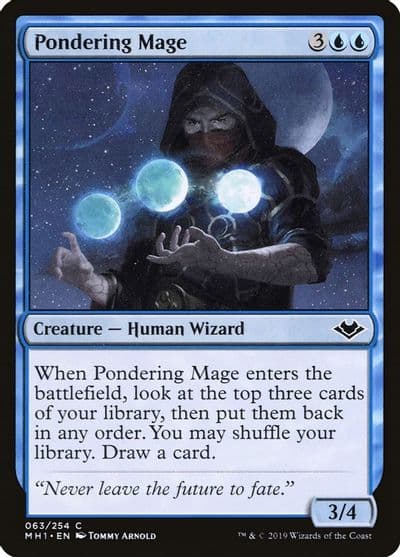 Pondering Mage Modern Horizons Magic card
