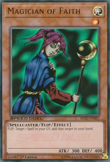 Magician of Faith Speed Duel: Attack from the Deep Yu-Gi-Oh! card
