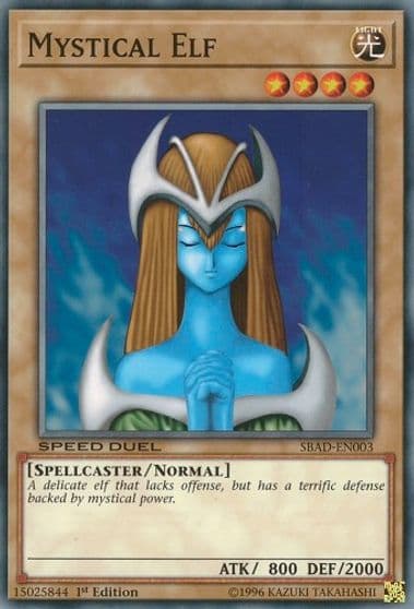 Mystical Elf Speed Duel: Attack from the Deep Yu-Gi-Oh! card