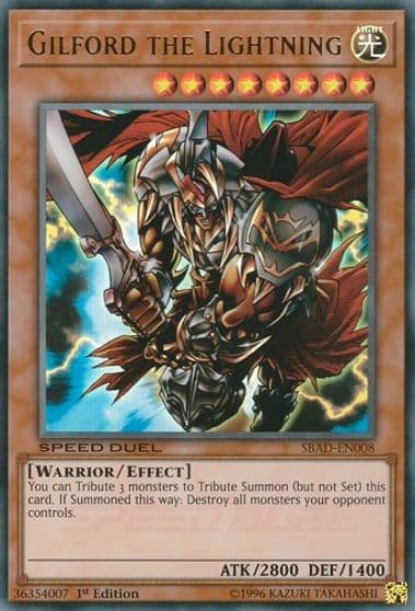 Gilford the Lightning Speed Duel: Attack from the Deep Yu-Gi-Oh! card