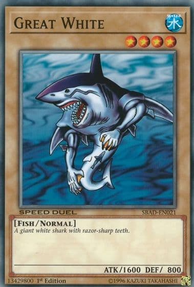 Great White Speed Duel: Attack from the Deep Yu-Gi-Oh! card