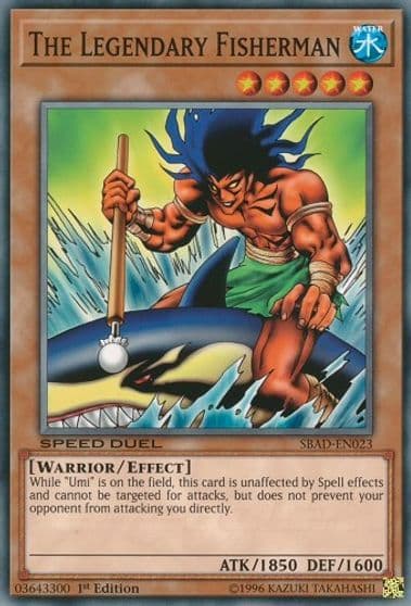 The Legendary Fisherman Speed Duel: Attack from the Deep Yu-Gi-Oh! card