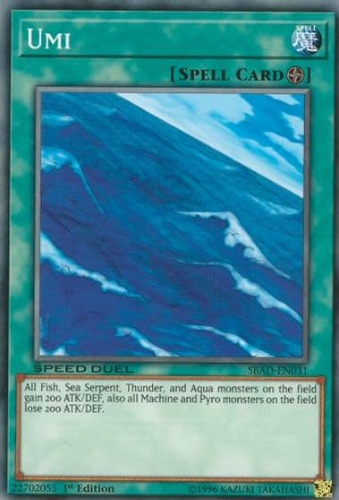 Umi Speed Duel: Attack from the Deep Yu-Gi-Oh! card