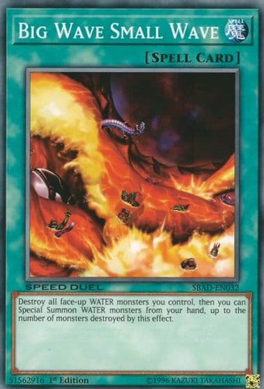 Big Wave Small Wave Speed Duel: Attack from the Deep Yu-Gi-Oh! card