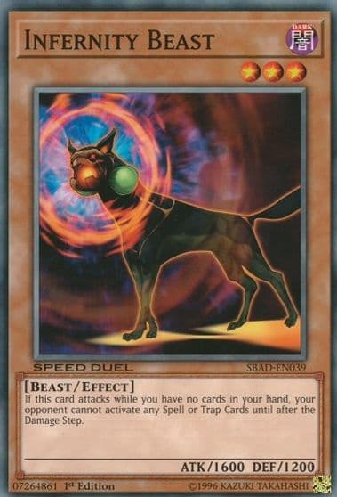 Infernity Beast Speed Duel: Attack from the Deep Yu-Gi-Oh! card
