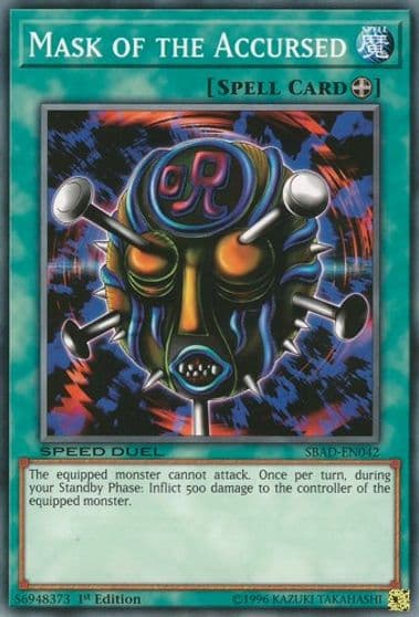 Mask of the Accursed Speed Duel: Attack from the Deep Yu-Gi-Oh! card