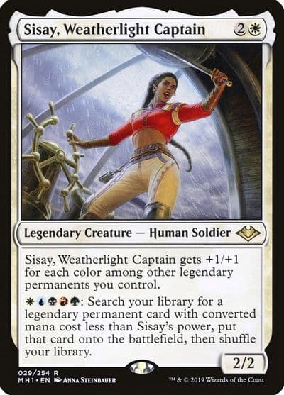 Sisay Weatherlight Captain Modern Horizons Magic card