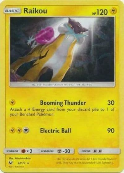 Raikou (Let's Play, Pikachu!) (Cracked Ice Holo) Deck Exclusives Pokemon card
