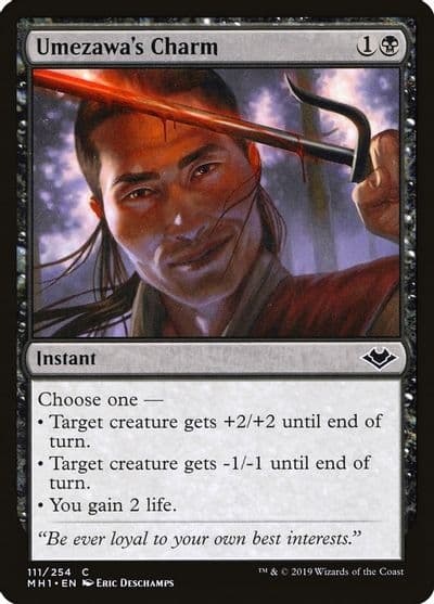 Umezawas Charm Modern Horizons Magic card