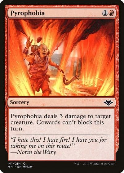 Pyrophobia Modern Horizons Magic card