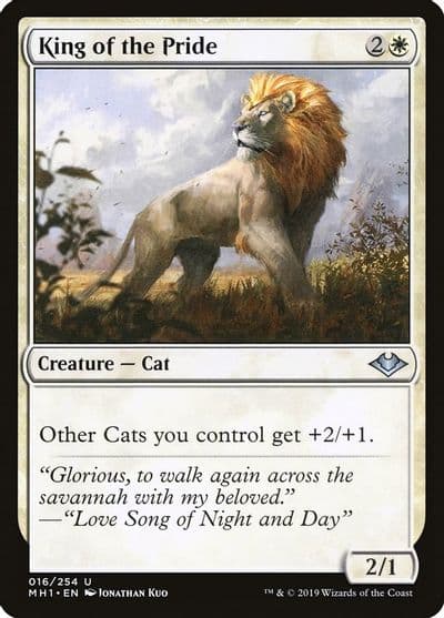 King of the Pride Modern Horizons Magic card