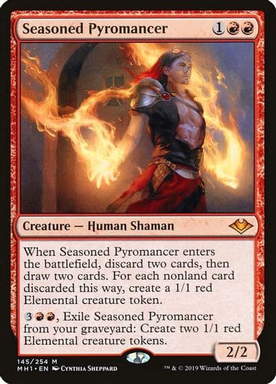 Seasoned Pyromancer Modern Horizons Magic card