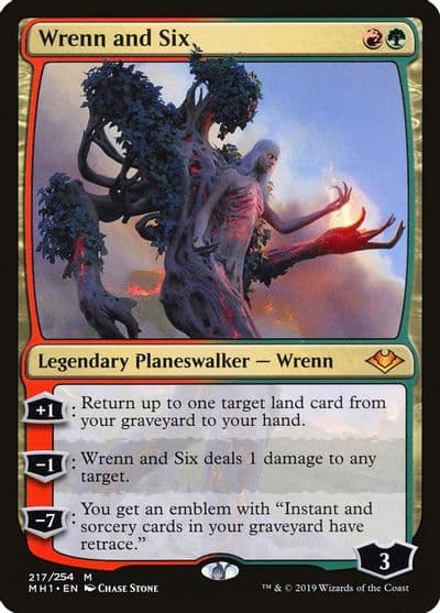 Wrenn and Six Modern Horizons Magic card