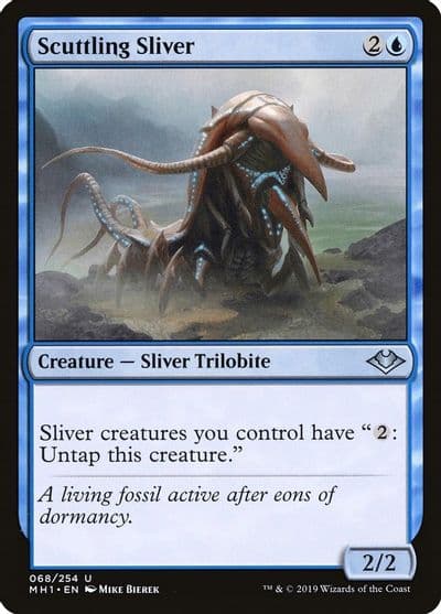 Scuttling Sliver Modern Horizons Magic card