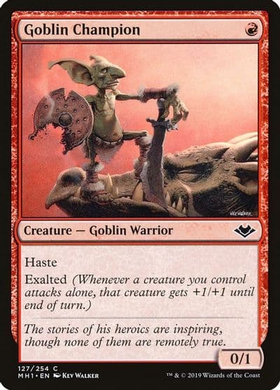 Goblin Champion Modern Horizons Magic card