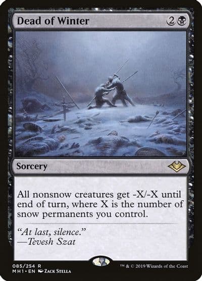 Dead of Winter Modern Horizons Magic card