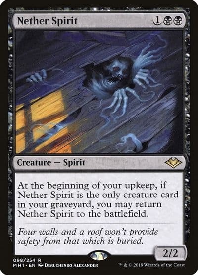 Nether Spirit Modern Horizons Magic card