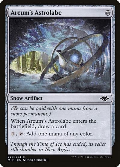 Arcums Astrolabe Modern Horizons Magic card