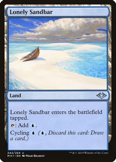 Lonely Sandbar Modern Horizons Magic card
