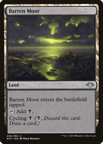 Barren Moor Modern Horizons Magic card