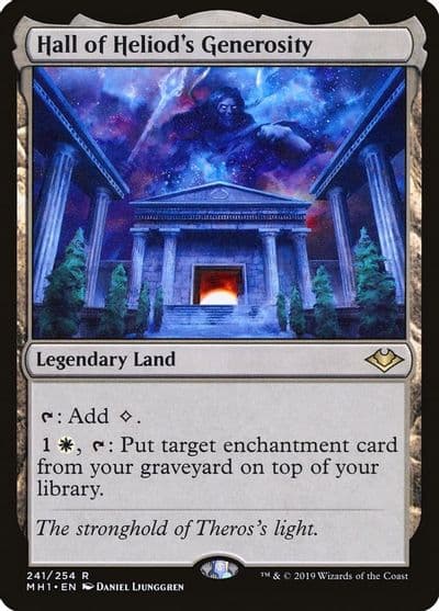 Hall of Heliods Generosity Modern Horizons Magic card