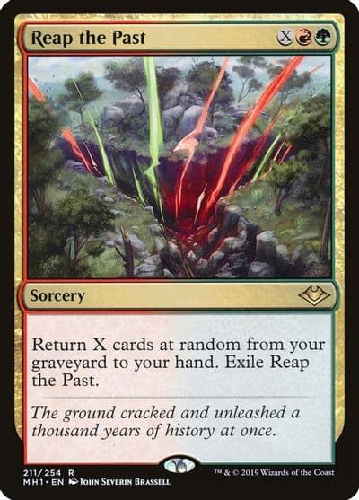Reap the Past Modern Horizons Magic card