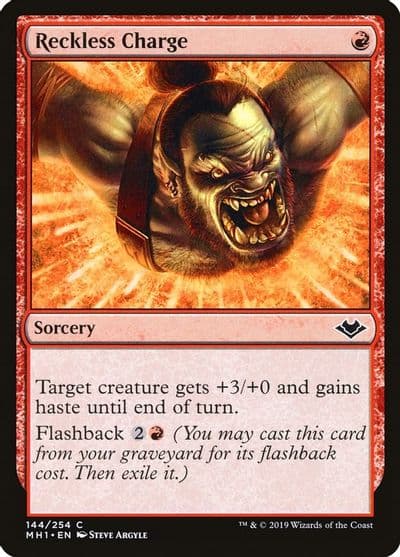 Reckless Charge Modern Horizons Magic card