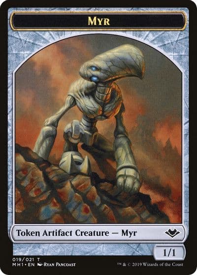 Myr Token Modern Horizons Magic card