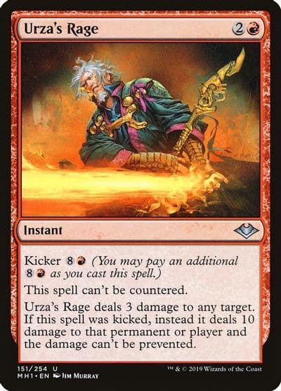 Urzas Rage Modern Horizons Magic card