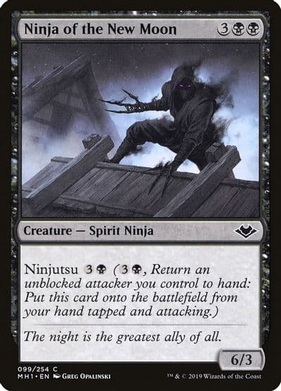 Ninja of the New Moon Modern Horizons Magic card