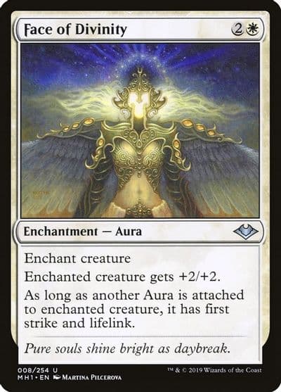 Face of Divinity Modern Horizons Magic card