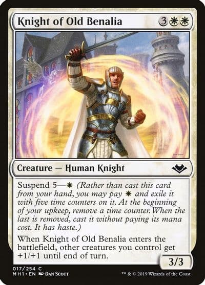 Knight of Old Benalia Modern Horizons Magic card