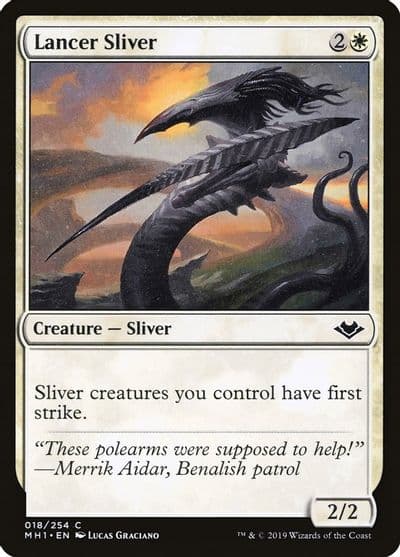 Lancer Sliver Modern Horizons Magic card