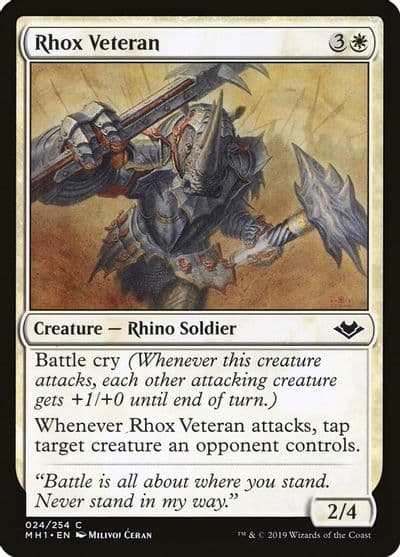 Rhox Veteran Modern Horizons Magic card
