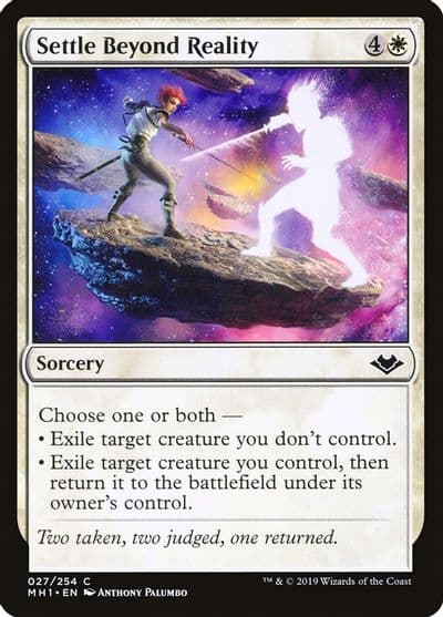 Settle Beyond Reality Modern Horizons Magic card