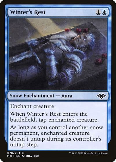 Winters Rest Modern Horizons Magic card