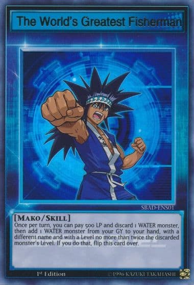 The Worlds Greatest Fisherman Speed Duel: Attack from the Deep Yu-Gi-Oh! card