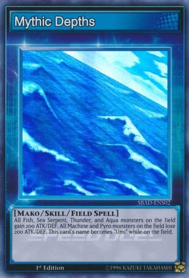 Mythic Depths Speed Duel: Attack from the Deep Yu-Gi-Oh! card