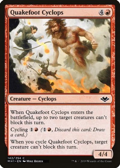 Quakefoot Cyclops Modern Horizons Magic card