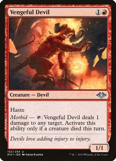 Vengeful Devil Modern Horizons Magic card