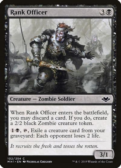Rank Officer Modern Horizons Magic card