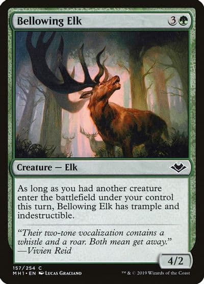 Bellowing Elk Modern Horizons Magic card