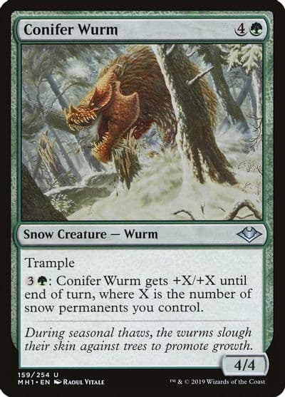 Conifer Wurm Modern Horizons Magic card
