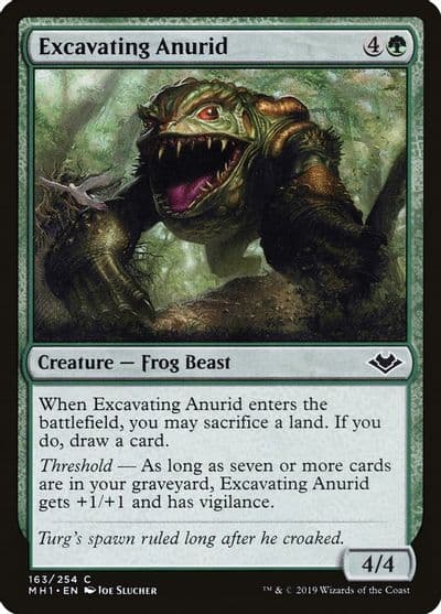 Excavating Anurid Modern Horizons Magic card