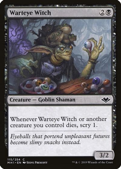 Warteye Witch Modern Horizons Magic card