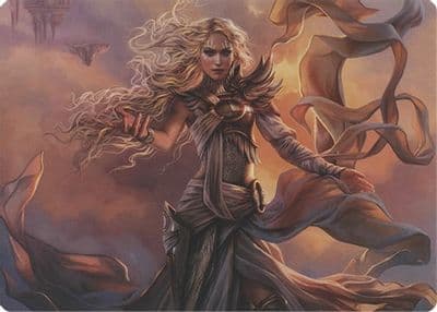 Serra the Benevolent Art Series Art Series: Modern Horizons Magic card