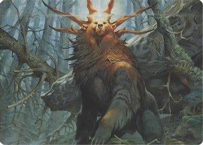 Ayula Queen Among Bears Art Series Art Series: Modern Horizons Magic card