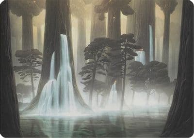 Waterlogged Grove Art Series Art Series: Modern Horizons Magic card